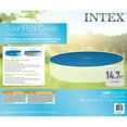thumbnail image 2 of Intex 15 Foot Round Easy Set Vinyl Solar Cover for Swimming Pools 29023E, 2 of 6