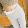 thumbnail image 2 of Aoiroe Dress Pants for Women,Plus Size Winter Clothes Stretch Sherpa Tights Pants Thermal Legging Pants High Waisted Winter Thermal Warm Yoga Pants Gray S, 2 of 5