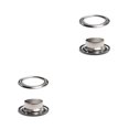 thumbnail image 3 of Guardurnaity 100 paquete / lote Remache ciego multipropósito para necesidades de fijación versátiles y seguras Hebilla de ojo de pollo de cobre plateado 12mm Junta redonda + cobre 2Conjunto, 3 of 6