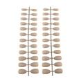 thumbnail image 1 of 1 Set Ultra-thin Ballet False Nails Plastic Exquisite Fake Nails for Women Girls, 1 of 8