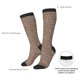 thumbnail image 4 of Fotbe Leopard Print-2 Calcetas Divertidas Estampadas para Hombre y Mujer, Calcetas de Algodón hasta la Rodilla para Caminar, Correr, Enfermería y Embarazo, 4 of 6