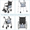 thumbnail image 3 of AMQTSLM Catheter Bag Covers for Wheelchairs, Wheelchair Under Basket for Infusion Bag, Urinary Drainage Bag Holder, A Dignified of Wheelchair Storage Bag, Wheelchair Urine Bag Holder, Floral#2, 3 of 6