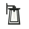 thumbnail image 5 of Denver 1-Light Outdoor Wall Lantern in Matte Black, 5 of 5