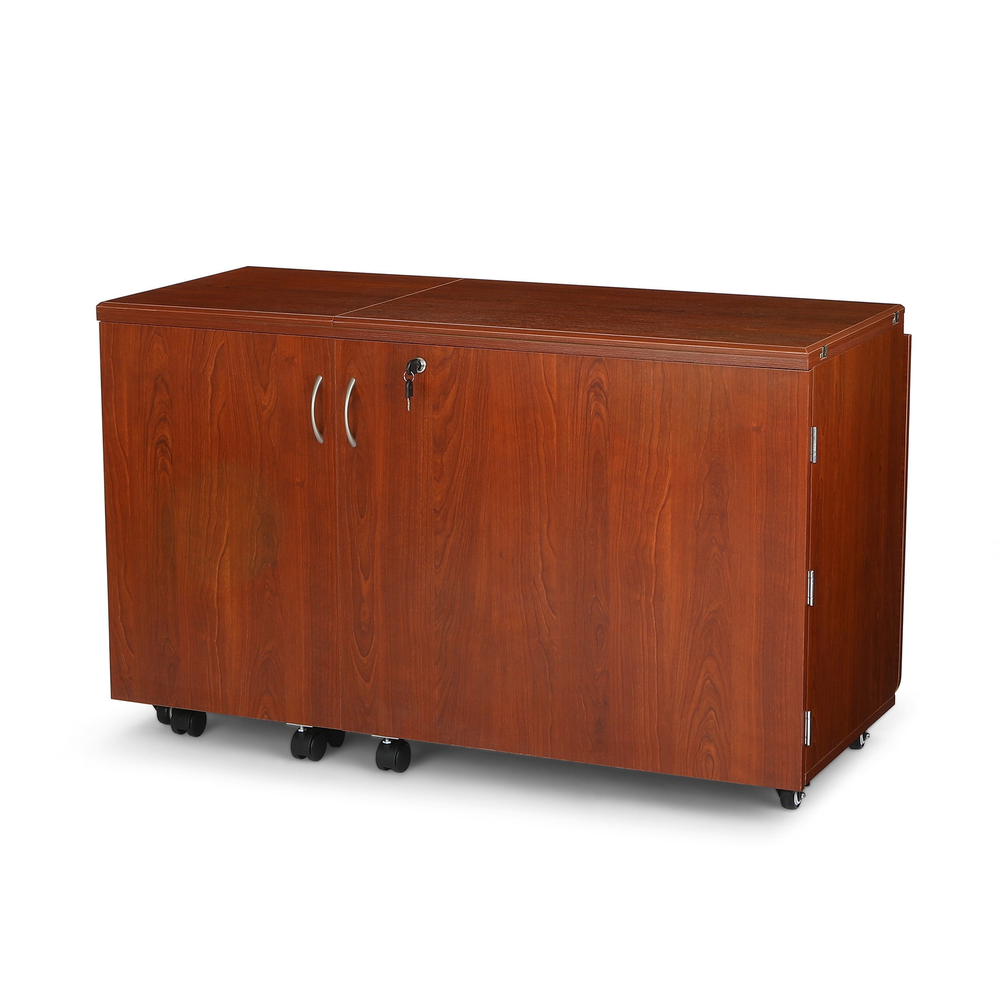 Kangaroo Aussie II Sewing Cabinet and Table w/ Lift, 2 Finishes
