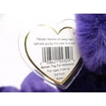 thumbnail image 6 of Ty Beanie Buddy Princess Diana the Bear Purple Plush 1999, 6 of 7