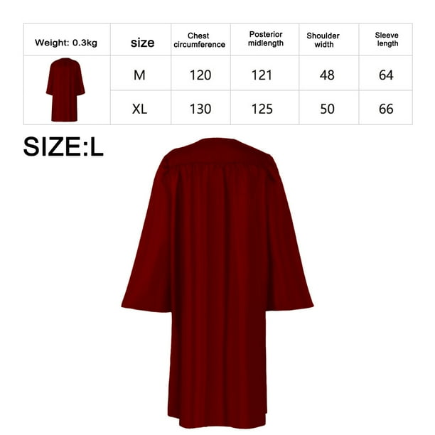 ZQUUVOU Men's Classic Choir Robes Preachers Confirmation Robe Adult Clergy Church Pastor Pulpit Robes Baptism Choir Robe Unisex White