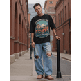 thumbnail image 4 of Men's 100% Cotton Short Sleeve Crewneck Graphic T-Shirt, Soft Breathable Moisture Wicking Casual Basic S-3XL, 4 of 7