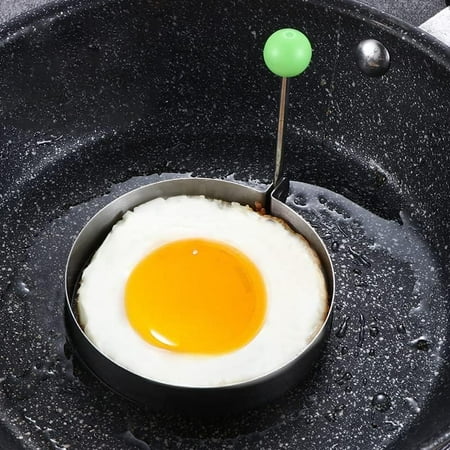 

Egg Rings egg rings for frying For Frying Pancake Maker Mold Silicone Egg Cooker Fried Egg Shaper Omelet Moulds For Kitchen Baking Accessories Fried Egg Ring (Color : 9) (Color : 7)