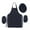 Black, variant on MasteelfCA 3Pcs Chef Set Complete Kids Kitchen Gift Playset with Chef's Hat Apron Cooking Sleeve for Kids Cooking Play (Black, L)
