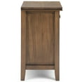 thumbnail image 3 of Simpli Home Artisan 24 inch Solid Wood Transitional Night Stand in Rustic Natural Aged Brown (Set of 2), 3 of 7