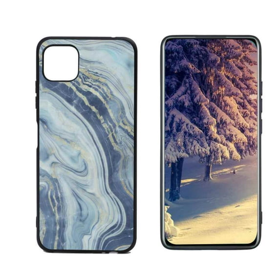 Compatible with Boost Mobile Celero 5G Phone Case, Marble Case Men Women, Flexible Silicone Shockproof Case for Boost Mobile Celero 5G
