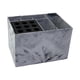 thumbnail image 2 of Organizador de salón, caja de almacenamiento de herramientas de peluquería, soporte para cepillos de pelo, almacenamiento de aseo patrón de mármol claro, 2 of 7