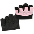 thumbnail image 2 of harayaa Fingerless Gloves Shock Absorbing Palm Protection Weight Lifting Gloves for Body Pink XL, 2 of 9