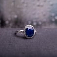thumbnail image 6 of Everly Women's Sapphire 14K White Gold Engagement Ring, 6 of 9