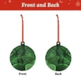 thumbnail image 2 of Pofeuu Natural Green Leaves Print Christmas Decorations Christmas Ornaments Round Acrylic Flat Hanging Pendant Xmas Hanging Decoration-Round Shape, 2 of 7