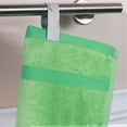 thumbnail image 5 of Superior 2 Piece Bath and 6 Piece Hand Towel Set, Rayon From Bamboo, Cotton, Spring Green, 5 of 7