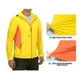 thumbnail image 3 of Mapamyumco Men's Breathable Lightweight Summer Jacket for Running Cycling, Packable Windbreaker with Hood Size S, 3 of 5
