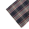 thumbnail image 5 of Coevals Club Mens Pearl Snap Plaid Western Cowboy Button Up Short Sleeve Shirts Gray Navy 26 Large, 5 of 7