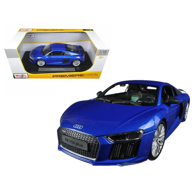 Maisto Audi R8 V10 Plus Orange 1/18 Diecast Model Car by Maisto