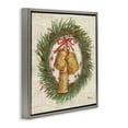 thumbnail image 3 of Stupell Industries Farmhouse Festive Bells Wreath Gray Floating Frame Canvas Art, 18 x 18, by Paul Brent, 3 of 8
