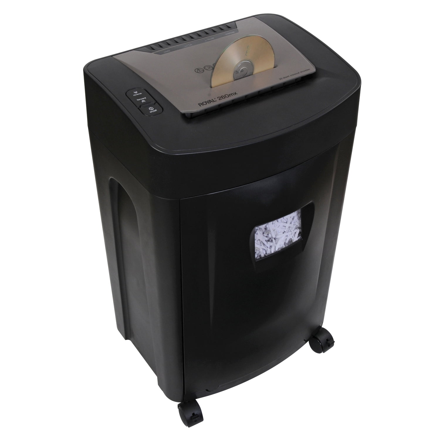 Royal 95000B 260MX 20-Sheet Crosscut Paper and CD Shredder