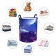thumbnail image 4 of Balery Dreamy Colorful Starry Sky Cesta de ropa redonda con asas, impermeable, independiente, para ropa, juguetes, dormitorio y familia-Medium, 4 of 6