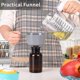 thumbnail image 5 of Juego de tazas y cucharas medidoras de 9 piezas, tazas medidoras de plástico con embudo líquido para cocinar en la cocina Feliz Sencillez, 5 of 5