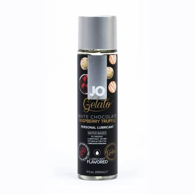 Jo Gelato White Chocolate Raspberry Truffle Flavored Water Based Lubricant 4oz