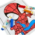 thumbnail image 4 of Crayola Color Wonder Mess Free Coloring Pages & Markers, Spidey & His Amazing Friends Art Supplies, Travel Activity, Spiderman Gift for Kids, 3+, 4 of 11
