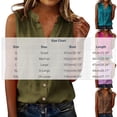 thumbnail image 3 of aohooy Womens Sleeveless Linen Button Down Shirts Plus Size Cotton Gauze Tank Tops V Neck Dressy Casual Work Top and Blouse 2026 Coffee,S, 3 of 9