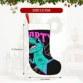 thumbnail image 4 of Salouo Rex Dinosaur With Sunglasses Print Christmas Stockings,Large Xmas Stocking Set of 1 Holiday and Farmhouse Stocking for Christmas Holiday Party Decoration(17.7*11 Inch), 4 of 7