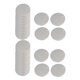 thumbnail image 4 of 40x en Blanco Gota Estampado Colgantes Resultados de La Joyería 12 Mm Sunnimix Colgantes de etiqueta en blanco de metal, 4 of 6