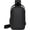 Black, variant on Small Sling Bag Fashion Men Chest Bags Waterproof Casual Crossbody Bag Shoulder Bag Daily Handbags for Hiking Cycling
