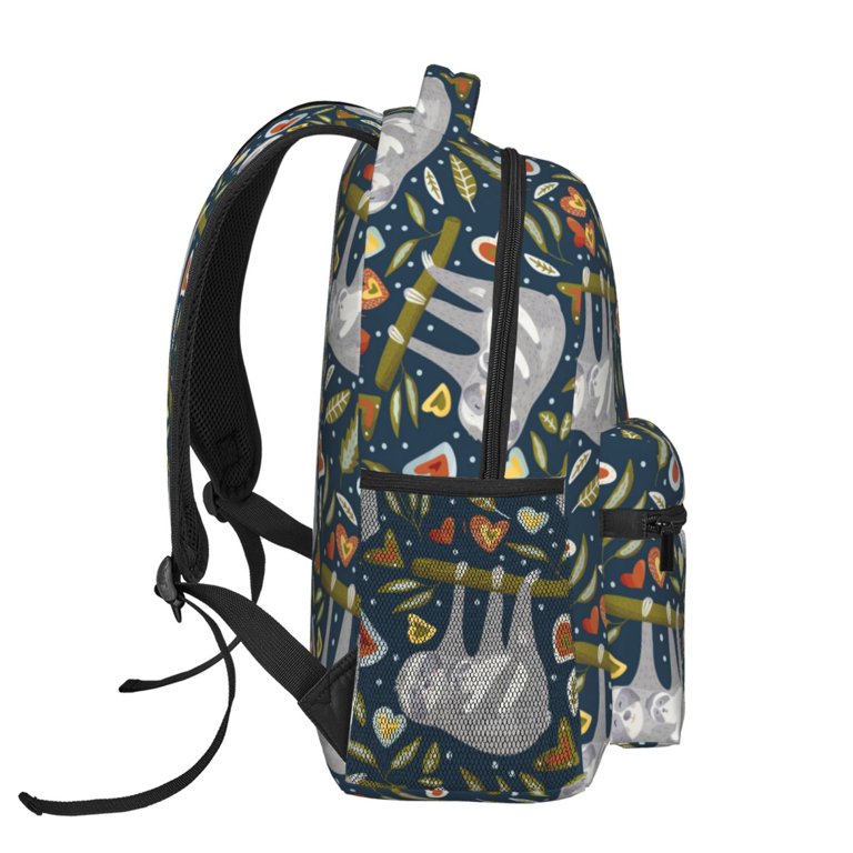 Japuie Cute Sloth Print Laptop Backpack for Work, College  display picture 3