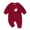 Red, variant on Weebloom Christmas Baby Boys Girls Romper Xmas Print Pullover Jumpsuit Clothes Pjs Loungewear Onesie Sleepers Pajamas Beige 0-3 Months