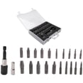 thumbnail image 5 of Damaged Screw Extractor Set,22 PCS Stripped Screw Extractor Kit, HSS Broken Screw Remover Set with B, 5 of 5