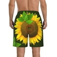 thumbnail image 3 of Naloa Sunflower3 Men's Beach Shorts, Surfing shorts, Swim trunks, Quick Dry Swim Trunks for Surfing Beach Fun - Medium, 3 of 9