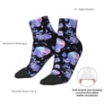 thumbnail image 6 of Fuzoiu flower Skull crystal Print Adult Socks, Crew Moisture-wicking Socks, Unisex Cushion Crew Socks,Casual Sports Ankle Socks, 6 of 7