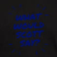 thumbnail image 3 of CafePress - What Would Scott Say T Shirt - Men's Classic Graphic Cotton T-Shirt, 3 of 4