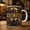 Light Blue, variant on Biker Mug Ride Hard Coffee Cup, Motorcycle Gift for Riders, Garage Coffee Mug