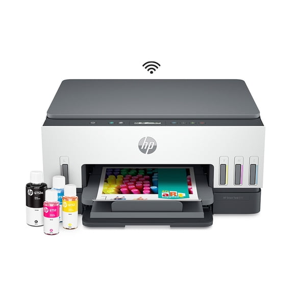 Multifuncional de Sistema de Tanques de Tinta HP Smart Tank 670 Color Blanco