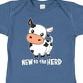 thumbnail image 4 of Inktastic New to the Herd Cute Cow Boys or Girls Baby Bodysuit, 4 of 5