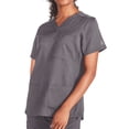 thumbnail image 2 of Reebok Women's Scrubs Short Sleeve Scrub Top, 1 Pack, Sizes S - 3XL, 2 of 12