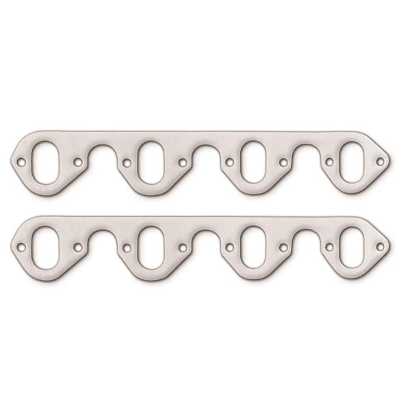 Remflex Gaskets Exhaust Header Gasket 3010 Flexible Graphite; Set of 2; 1-1/4 Inch X 2-3/32 Inch Oval Port Size