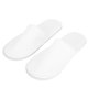 thumbnail image 3 of 10 pares para el hogar, el hotel, los viajes y el spa: pantuflas desechables ultra suaves y antideslizantes de color blanco con forro polar coral y relleno de 6 mm, 3 of 8