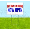 thumbnail image 1 of Internal Medicine Now Open (18" x 24") Yard Sign, Includes Metal Step Stake, 1 of 6