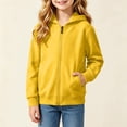 thumbnail image 5 of Ashirexll Girls Hoodies Solid Hooded Long Sleeve Sweatshirt for Big Girls Fall Casual Layer 1-11 Years, 5 of 7