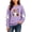 Purple, variant on Riecok Kids Halloween Shirts for Girls Ghost Print Tops Crewneck Long Sleeve Pullover Warm Casual Spooky Tee Orange 14-15Years