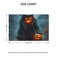 thumbnail image 2 of Placemats Set of 4 / 6, Scarecrow Halloween Night Placemats for Dining Table Indoor/Outdoors Heat Resistant Washable Placemats 18" x 12", 2 of 8