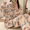 thumbnail image 2 of Kawaii Sanrio Hello Kitty Pachacco Peluche ropa de casa de dibujos animados Anime Peluche Caldo Pigiama lindo Manica Lunga traje informal para el hogar, 2 of 4